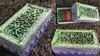 Bangle box making at home/ Phone box reuse ideas/ Bangle box craft/ Reuse ideas/ Bangle box decor