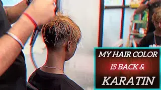 My Hair Color Is Back And Keratin || Ashik Zehen 