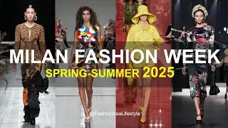 SPRING 2025 🌼 MILAN FASHION WEEK (16 collections) #fashion #trending #fashiontrends #trendingnow