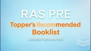 RAS Pre गलत किताबें मत पढ़ो! Authentic Books देख लो #RAS2025 #RASPre #RPSCRAS #RASBooklist