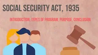 Social Security Act, 1935 │ Introduction │Types of Program │Purpose │Conclusion.