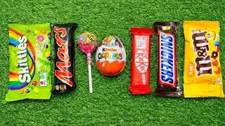 ASMR Most Popular Candys / some lots ofcolorful rainbow lollipop candy / unpackingchocolate eat