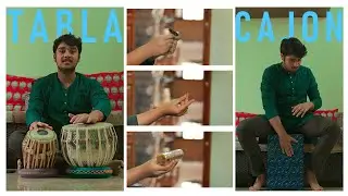 Percussion Beats | Tabla and Cajon #shorts
