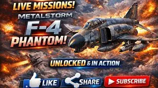 F-4 Phantom LIVE Missions ✈️ METALSTORM Gameplay | Intense Sky Combat | 4K Ultra HD