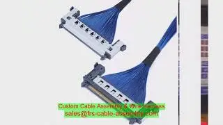 UAV lidar power data drag chain EMI suppressed MIPI CSI DSI Hirose to I PEX FEP jacket overbraid shi