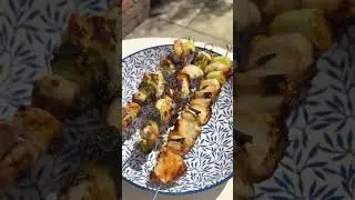 Sriracha Caramel Monkfish Skewers 🤤  #chimac #bbqlovers  #recipe