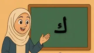 شرح حرف الكاف بطريقة سهلة 💙#ميس.آية