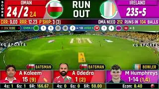 Oman vs Ireland Live | IRE vs OMN | Live Scores & Commentary | World Cup 26 | today live match