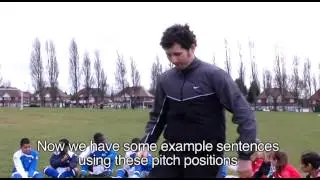 BSL FOR FOOTBALL - CHAPTER 5 - PITCH POSITIONS