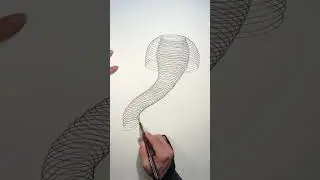The fastest way to draw a Tornado! | Amazing  drawing 🌪️ #art #drawing #tornado