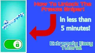How to unlock Freeze Sniper in 1v1 with every gun! Less than 5 minute tutorial!