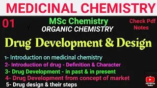 Drug Development & Drug design- Complete Explanation #mscchemistrynotes #drugdevelopment #medicinal