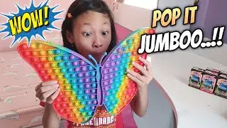 Aqilla Challenge Pop It Jumbo ft. Ziyan 😄 Bikin Tie Dye Galaxy Dan Unicorn | Aqilla's Diary