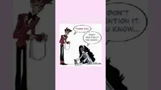 Seras threat (comic by @notherpuppet) #hazbinhotel #radioapple #comics #funny #huskerdust