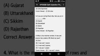 HPSSSB clerk solved question paper 2016