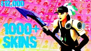 My $12000 Fortnite Locker Tour | ALMOST EVERY SKIN | (2022) Version