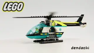 Lego CITY 60405 EMERGENCY RESCUE HELICOPTER speed build