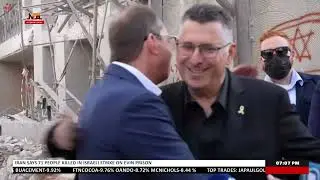 Germany Minister Of Interior Visit Site Of Iranian Missile Strike At Bat Yam, Israel | NTA