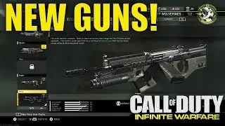 NEW FREE DLC GUNS IN CALL OF DUTY: INFINITE WARFARE! (Atlas LMG & EMX SMG GAMEPLAY)