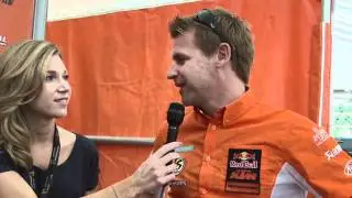 Pit Beirer, KTM's World wide Off-Road Manager, interviewed by Amanda, part 1 of 2