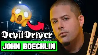 Il batterista METAL pi&ugrave; SOTTOVALUTATO - John Boecklin dei Devil Driver!
