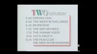 BBC2 link & closedown announcer Martin King 29th January 1988