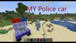 Minecraft police car version 1 tutorial (how to build)