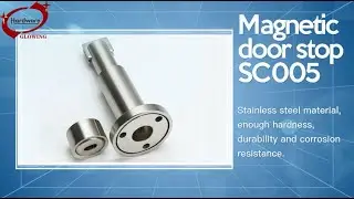 Glowing Hardware manufacture customized stainless steel magnetic door stopper SC005