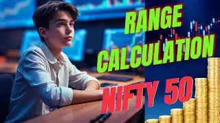 Live Market Nifty 50 Day Range Calculation by Trade with Suresh 