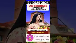 UG Courses Offered by Delhi University SOL!!🤩 #delhiuniversity #shortsfeed