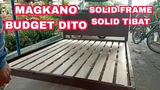 Paano gumawa Ng old model frame bed matibay.