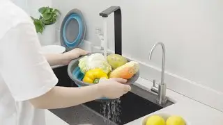 Collapsible Colander Set | Folding Kitchen Vegetable Basket | Fruit Basket | U-Taste