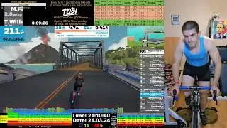 Zwift Cycling Workout Live Stream 21.03.2024 zv