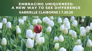 7/20/25 Embracing Uniqueness: A New Way to See Difference