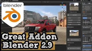 Транспортный аддон для Blender