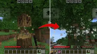 Melhor addon do MCPEDL para quebra a &aacute;rvore mais r&aacute;pido! - Definitive Tree Capitator