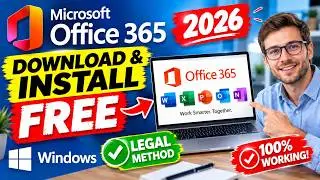 Download and Install Office 365 FREE on Windows | Legal Method 2026