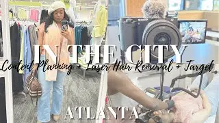 ATLANTA VLOG: LASER HAIR REMOVAL FOR WOMEN OF COLOR | TARGET | CONTENT DAY