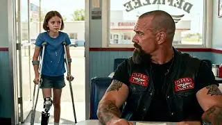 “Sir, Can I Sit With You?” Disabled Girl Asks Hells Angel Biker — What He Did Next Shocked All...