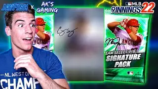 TEAM SELECT SIG PACK OPENING! - MLB 9 Innings 22 (JayFish x Ak's Gaming)