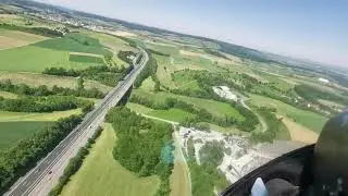 Hubschrauberrundflug Bretzfeld / Siebeneich / Rappach / Bretzfeld / Bitzfeld Schwabbach helix AS350