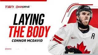 Rishaug on McDavid: 'That's as big a hit as I've seen him throw in a long, long time'