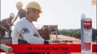 RE-FIX PURE EPOXY CHEMICAL ANCHOR - ON SITE PULL OUT TEST