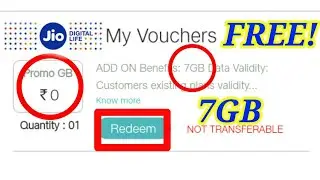 How to REDEEM 7GB DATA FREE! | RELIENCE JIO OFFER | FOR 2017 AND 2018 | MUST WATCH |