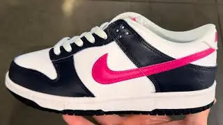 Nike Dunk Low Dark Obsidian Fierce Pink GS Shoes