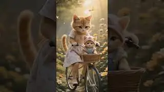 Mom Cat with Kitten #mom #motherhood #cat #aicatvideo #catlovers #shortsfeed #shorts