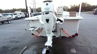 Carolina Skiff 150 Johnson ETEC helm repair and lower service Final Running video 11