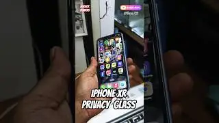 Privacy🔏 tempered glass for iphone XR. Z+ security💂 screen protector #tempered #tech