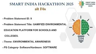 Smart India Hackathon 2025 &ndash; Alt F6s Team Presentation