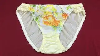 Yellow Nylon Panties Women&rsquo;s Underwear Panty Bikini Sexy & Cute With Lace Japanese Style Size M...
